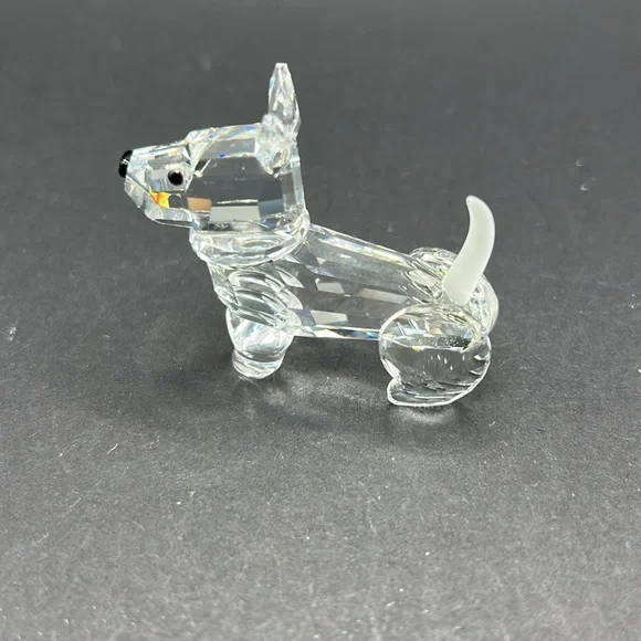 Swarovski Silver Crystal Scottish Terrier. Perfect little dog with frosted tail. - Picture 5 of 9